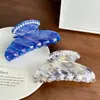 Estilo Moda para o Dia a Dia Francês Versátil Prendedor de Cabelo de Ácido Acético Presilha de Cabelo com Concha Pérola Sentido Avançado Grande Quantidade Prendedor Tiburón Acessórios de Cabelo