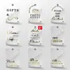 TX Transfronterizo Acrílico Logo de Boda Tarjeta Foto Adornos de Escritorio Personalizado DIY Libro de Mensajes Logo Tarjeta de Ceremonia