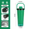 Copo Térmico de Aço Inoxidável 304 da Amazon, Grande Capacidade, Copo de Água Portátil para Carro, Copo Misturador para Suplementos de Proteína para Esportes e Fitness