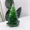 Nova Árvore de Natal Árvore da Sorte Ametista Esmalte Colorido Cola Gota Artesanato Decoração Presente Enfeites de Mesa de Natal