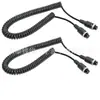 Cable de enchufe de aviación M16 con resorte, de dos o tres núcleos, cabeza de aviación GX16, cable para pedal, enchufe de alimentación