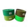 Cinta de gancho y bucle personalizada color verde militar verde fluorescente que no suelta pelusa con superficie de alta calidad que no suelta pelusa