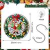 Colgante Decorativo Navideño Transfronterizo de Acrílico de Colores para Ventana Atrapasoles Colgante para Repisa de Ventana Colgante de Arcoíris