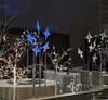 Accesorios Creativos para Bodas Chapados en Oro Plata Luminosos Estrella de la Suerte de 6 Puntas Marcadores de Camino Estilo Coreano Estrella de Cinco Puntas Araña Salón de Bodas