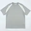 Camiseta Deportiva de Running y Fitness Estilo Americano con Bloques de Color Secado Rápido Camiseta de Entrenamiento para Tiro al Baloncesto Manga Corta Camiseta Deportiva Camiseta de Tenis Personalizada para Hombre
