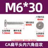 Tornillos Autorroscantes de Acero Inoxidable 304 con Cabeza Plana y Botón Hexagonal Ca Tornillos Autorroscantes de Cabeza Plana Grande y Cabeza Delgada con Botón Hexagonal Venta al por Mayor