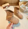 Botines Retro con Dobladillo para Niñas 2026 Otoño Nuevo Estilo Botas Versátiles con Hebilla y Forro Floral Niños Aprender
