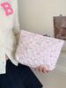 38243 Bolsa de Cosméticos Acolchada de Conejito Lindo Amor Gran Capacidad Bolsa de Almacenamiento Portátil Bolsa para Artículos de Tocador de Viaje