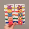 Elástico de Borracha Infantil Headband de Desenho Animado Aveludado Prendedor de Cabelo de Menina Headband Não Machuca Cabelo Anel de Toalha Corda para Rabo de Cavalo de Menininha
