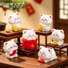 Micro-Paisagem Gato da Sorte Criativo Boneca Fofa Casa de Boneca DIY Acessórios de Decoração Mini Carro Enfeites de Mesa