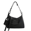 Bolso de Hombro Retro de Cuero Suave para Mujer 2026 Nuevo Gran Capacidad Color Sólido Bolso de Hombro Único Bolso Cruzado Versátil de Moda
