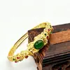 Pulseira de Jade Hetian Natural Estilo Chinês Novo Retro Acessórios da Dinastia Han Versátil Melhor Amiga Feminina Luxo Acessível Nicho Retro 1015