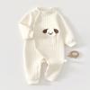 Mameluco para Bebé, Mameluco Cálido de Otoño e Invierno, Mameluco Acolchado para Recién Nacido, Ropa Engrosada, Traje de Gateo para Bebé Recién Nacido