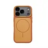 Adecuado para Funda de Teléfono iPhone 17 Pro Max, Acabado Mate Tipo Piel, Diseño de Agujeros Finos, Atracción Magnética, Cubierta Protectora Anti-Caídas para Apple 16