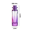 Frasco de Perfume de Vidro Colorido 30ml Frasco Portátil para Dispensar Perfume Frasco de Amostra de Vidro Frasco de Perfume com Spray de Pressão