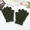 Guantes de Punto Cálidos para Niños de Otoño e Invierno, Guantes sin Dedos Simples y de Moda, Guantes Cálidos Diarios a Prueba de Frío para Bebé al por Mayor