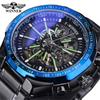 T-WINNER ganador A6 reloj de hombre europeo y americano moda hueco genial mecánico agua automático reloj mecánico