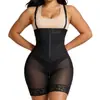 Camiseta Modeladora Body de Compressão Oblíqua Plus Size Europeu e Americano Controle da Barriga Cinta Modeladora da Cintura Levanta Glúteos Modelador Corporal Apertado Emagrecimento Modelagem