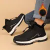 Fábrica de Calçados de Algodão para Exterior Quanzhou Atacado Sapatos Esportivos de Caminhada Quentes de Inverno Sapatos de Algodão Antiderrapantes para Exterior Sapatos de Algodão de Couro Transfronteiriços