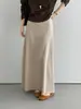 Em seguida, a saia de bolinhas é uma saia evasê casual e artística de estilo coreano para mulheres, de cintura alta, modeladora e versátil, modelo J6121