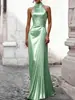 Vestido Estilo Retro Elegante Francés 2026 Nuevo Estilo de Primavera Vestido Asimétrico Plisado Vestido de Noche