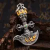 Adaga Vajra Pumbaba Estilo Vintage Estilo Étnico Artesanato Fino Pingente do Tibete Venda Direta do Fabricante