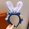 Diadema de Cabeza de Judy de Disney Diadema de Felpa de Conejo y Zanahoria Accesorios para el Cabello para Mujeres Foto en el Parque Zootopia