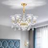 Iluminación Decorativa de Lujo para el Hogar Zhongshan, Lámpara Colgante y de Techo de Doble Uso para Sala de Estar, Araña de Cristal con Brazos Emisores de Luz, Luz Principal para Dormitorio