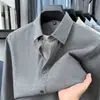Nueva camisa de manga larga para hombre de algodón, cepillada por ambos lados + lavada con enzimas, suave y cómoda, camisa para hombre 100% algodón