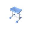 Mesas e cadeiras de elevação de luxo azuis em forma de Y, mesas e cadeiras de elevação com puxador em plástico ABS, mesas e cadeiras de elevação com manivela para estudantes