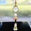 Colgante para coche colgante interior cristal Buda Maitreya Bodhisattva colgante para coche para hombre productos para coche de alta gama colgante para espejo retrovisor