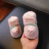 Sapatos de Algodão para Bebê com Adição de Lã e Espessamento, de 0 a 1 Ano, Botas de Neve de Inverno, Sapatos para Crianças Pequenas, para Meninos e Meninas, Solado Macio, Antiderrapante, Não Caem