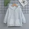 Chaqueta de Niña Verano 2026 Nuevo Estilo Coreano Secado Rápido Protección Solar Ropa para Niños Mayores Casual Hielo Seda Superior Upf50+