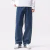 Jeans para hombre Xintang de mezclilla, estilo simple old money, otoño, lavados, marca trendy americana, pantalones de pierna recta de alta calidad