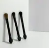 Shanghai Huoyan Herramienta Portátil para Maquillaje de Ojos Brocha para Difuminar Corrector Esponja de Doble Cabeza Pincel para Sombras de Ojos
