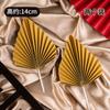 Estilo de moda nacional decorações de bolo de cozimento Estilo antigo chinês ventilador decoração bolo de aniversário sobremesa vestir cartão plug-in