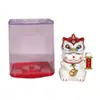Enfeite de Gato Leão Dançante movido a Energia Solar, Decoração Fofa Automática com Aceno para Carro, Casa, Recepção, Brinquedo da Moda, Presente de Aniversário, Atrai Riqueza