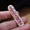 Hueso de Yak Natural Colgante de Nube de Tres Vías Accesorios Estilo Étnico de Tíbet Accesorios de Cuentas Budistas Venta al por Mayor