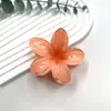 Novedad Pinza de Flor de Huevo Pinza de Pelo de Flor de Colores Retro Europea y Americana Pinza Lateral para Cabello de Mujer Pinza de Tiburón para Media Cabeza