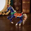Broche de Caballo del Zodíaco Creativo de Moda Temperamento Masculino Pin de Corsage para Traje Fijo de Alta Gama Accesorios