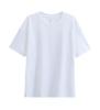 Camiseta de algodón grueso de 230 g con hombros caídos, logotipo impreso, ropa de grupo publicitaria, cuello redondo, manga corta, camiseta DIY