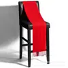 Cachecol Vermelho Impresso Personalizado com Logo Bordado Vermelho Chinês Evento de Reunião Anual Festa Celebração de Inauguração Presente Atacado