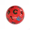Bola de futebol de brinquedo infantil com a letra inglesa número 2, bola de chute para jardim de infância, bola de futebol de PVC portátil com o número 2 para crianças
