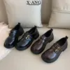 Couro Genuíno Super Macio Solado Grosso Sapatos Confortáveis para Mulheres Mocassins Slip-ons Flats para o Dia a Dia Mary Janes Sapatos Pequenos de Couro