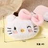 Lindo Colgante de Peluche de Kt Cat Broche de Peluche de Dibujos Animados Muñeco de Gato Llavero Materiales Hechos a Mano Accesorios de Ropa