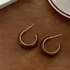 Nuevos pendientes de botón redondos con goteo de aceite estilo chino nicho alta gama moda retro pendientes lujo ligero personalidad temperamento simple joyería para orejas