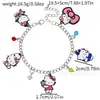 La Animación de Dibujos Animados Más Popular de Amazon Sanrio Hallokitty Hello Kitty Pulsera de Aleación con Goteo de Aceite Joyería al por Mayor