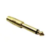 Adaptador de Audio de Cabeza 3.5mm a 6.5mm Adaptador Chapado en Oro 6.35mm a 6.5mm Adaptador de Línea de Audio