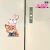 Imanes Magnéticos para Refrigerador de Zootopia, Alto Valor, Mismo Estilo que en Little Red Book, Decoración Plana Acrílica para Refrigerador, Regalo para Amigos