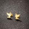 Comercio Exterior Transfronterizo Nueva Serie Estilo Punk Aretes de Águila Hueca Personalizados Retro Acero Inoxidable Aretes de Pájaro Al Por Mayor